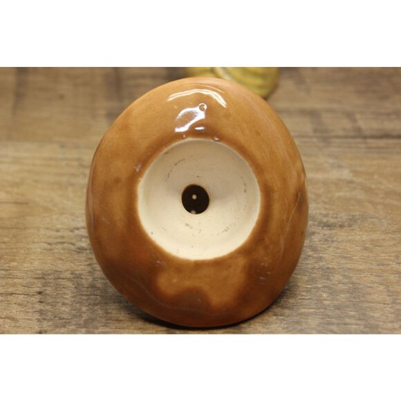 Rossware Vintage Stackable‎ Salt Pepper Shaker Mexican Man Glazed Size Medium - Picture 10 of 16